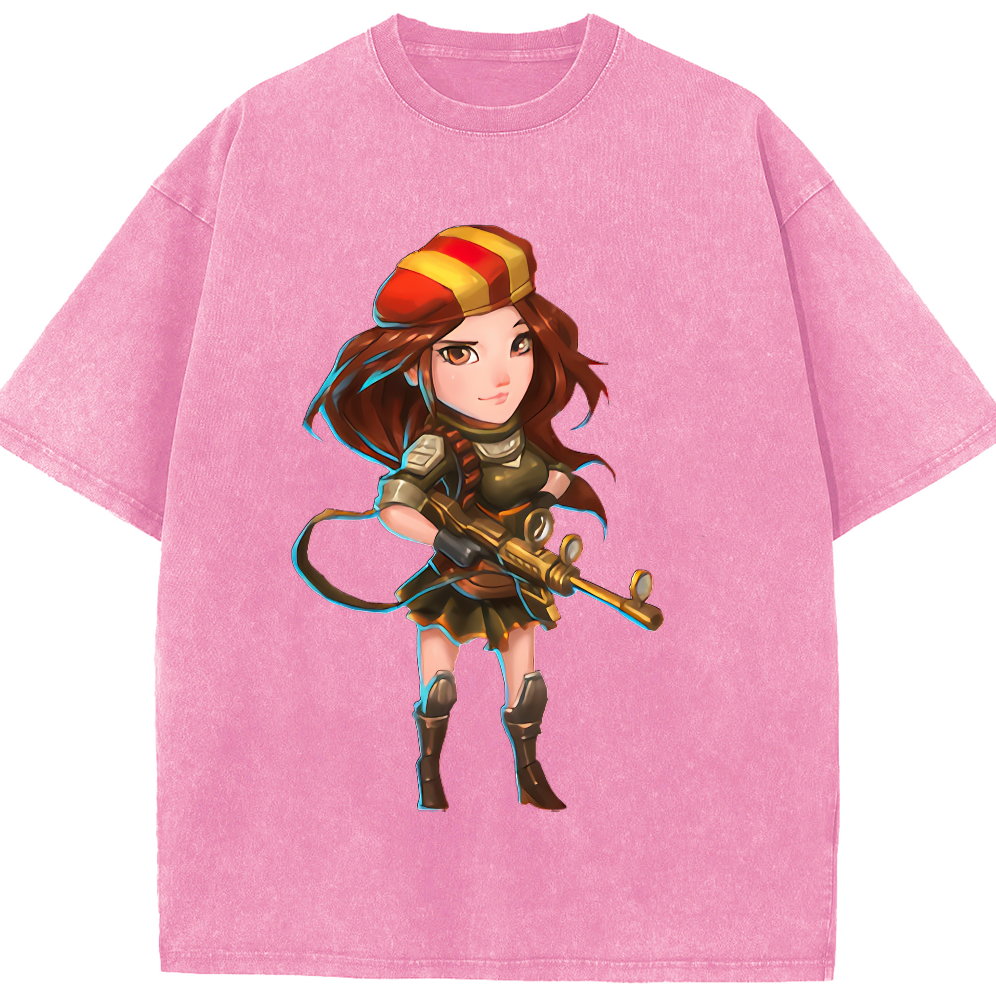 リーグ・オブ・レジェンド League of Legends LOL 綿100% ヴィンテージ風 半袖Tシャツ（フロントプリント）